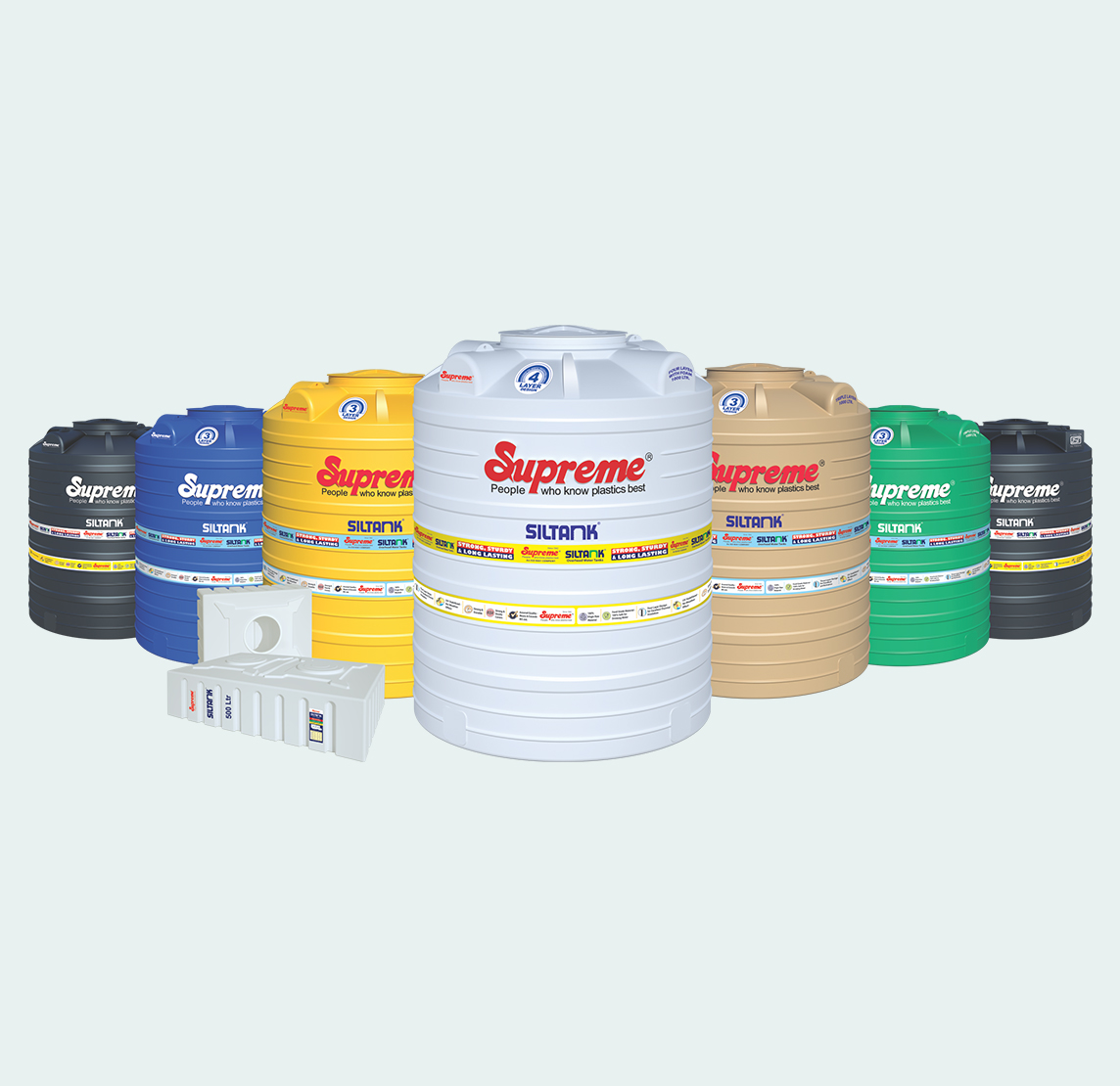 Premium Overhead Water Tanks - Supreme Water Tank 1000 Ltr